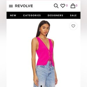 Show Me Your Mumu Pink Rib Knit Top